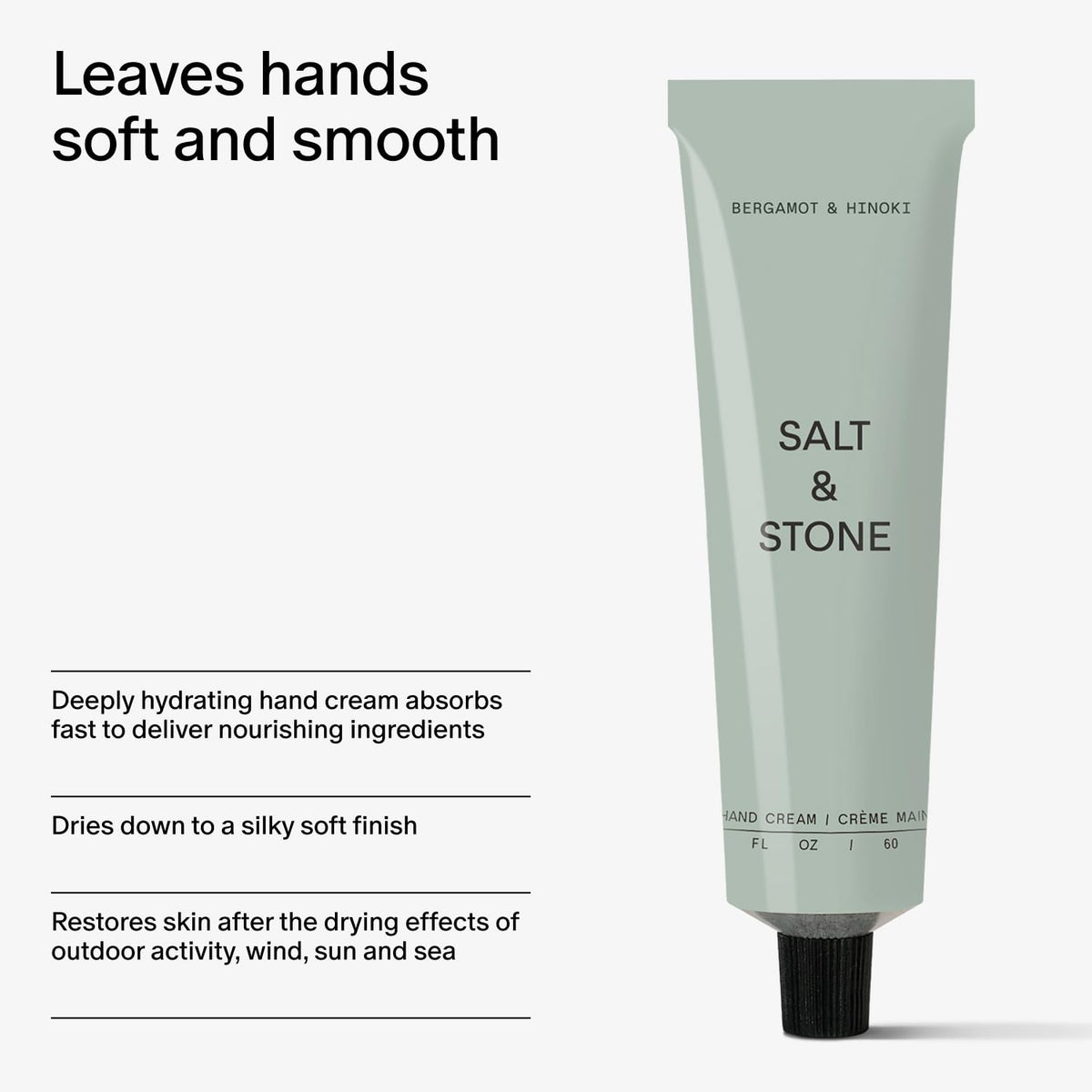 Salt & Stone saffron and cedar aroma evokes a warm, unisex fragrance experience.