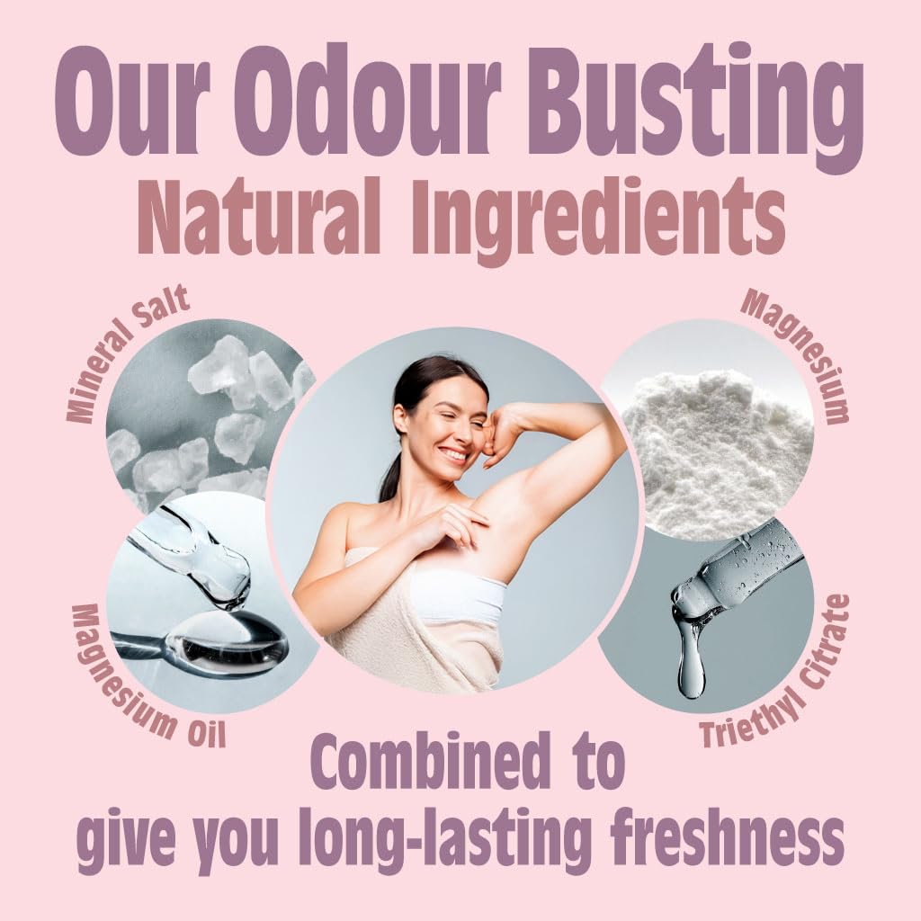 Salt of the Earth roll-on in use demonstrating easy glide and long-lasting protection.