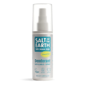 Salt Of the Earth unscented deodorant spray bottle pour offers quick refresh on busy days.