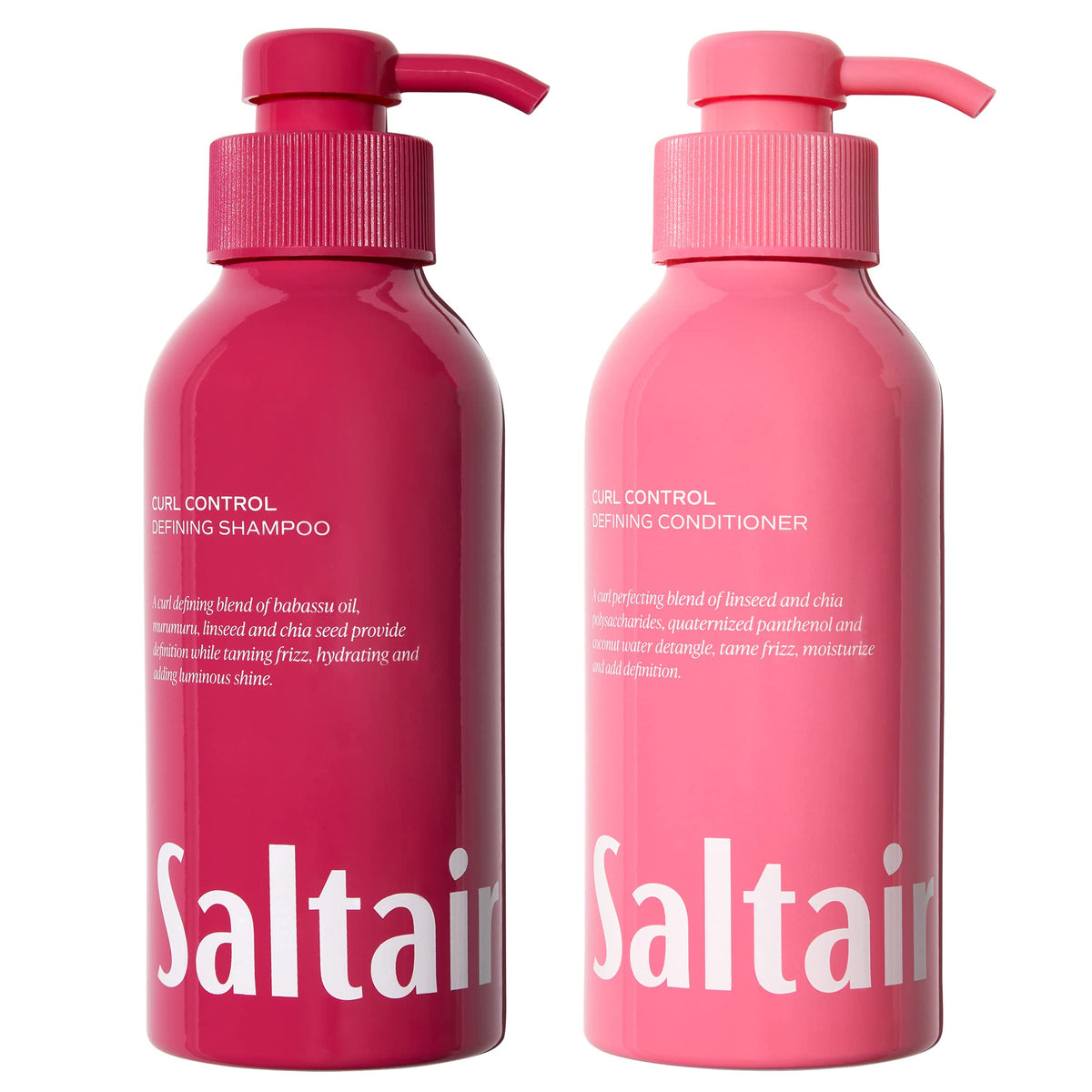 Saltair Curl Control Shampoo bottle showcasing smooth curl support