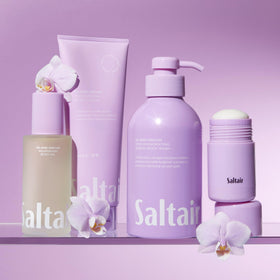 Saltair Island Orchid on skin, fast-absorbing hydration without greasiness