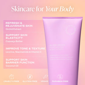 Saltair Island Orchid fragrance swirl with citrus hints for a vibrant scent