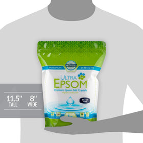 SaltWorks Ultra Epsom garden application for lush greens and roses.