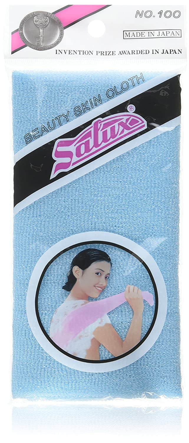 SALUX nylon wash cloth close-up texture for gentle exfoliation and smoother skin.