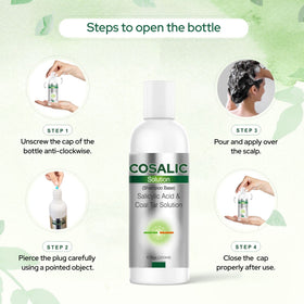 After-use hair and scalp feel refreshed with SALVE Cosalic