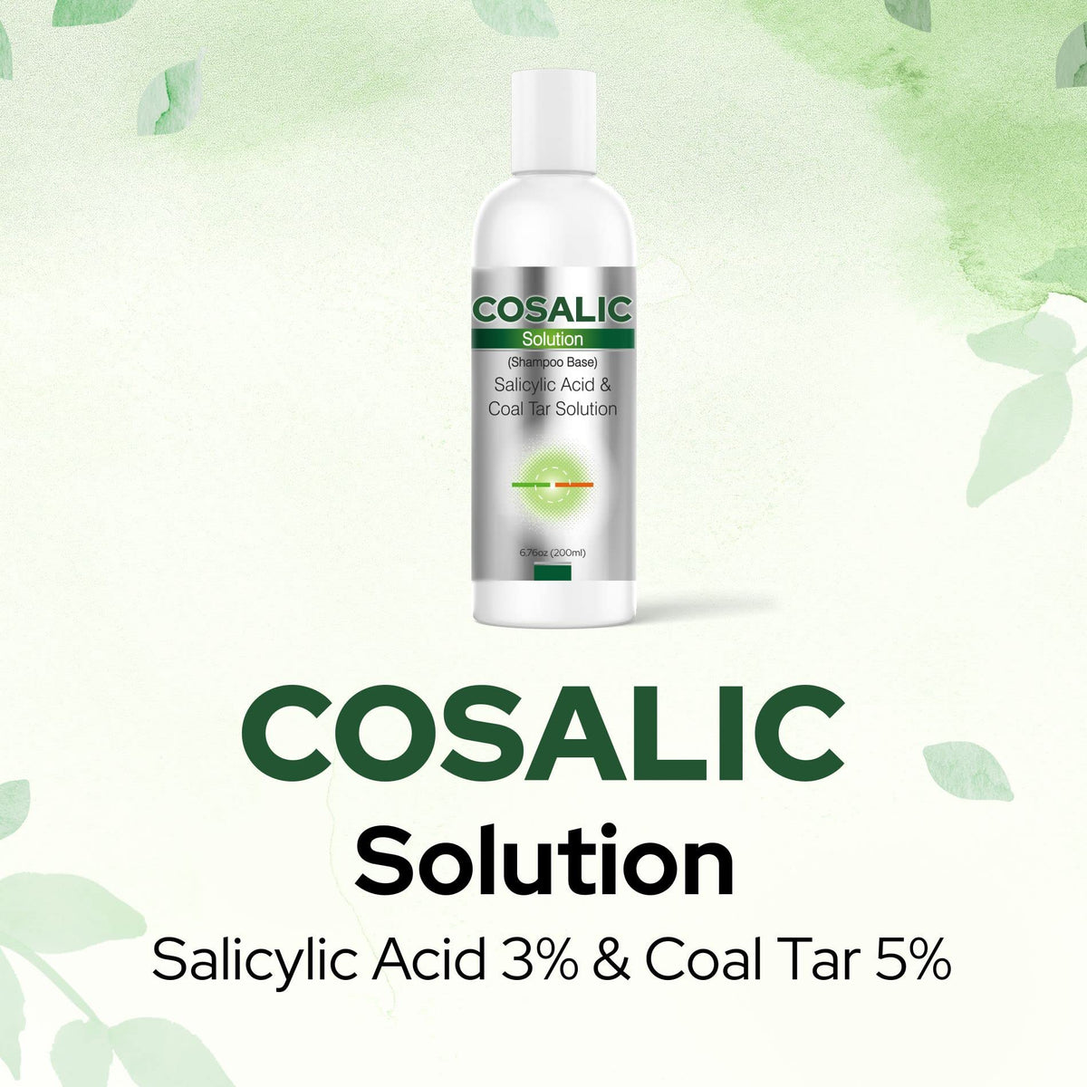 SALVE Cosalic shampoo bottle back label details ingredients and usage