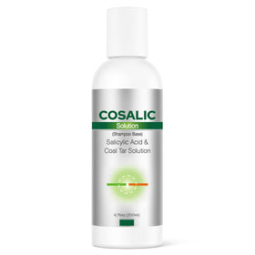 SALVE Cosalic shampoo bottle front view for scalp care and cleansing