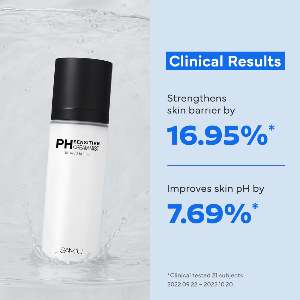 SAM'U hyaluronic acid detail highlighting instant hydration boost.