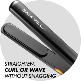 Sam Villa Sleekr ergonomic handle design for comfortable one-handed use.
