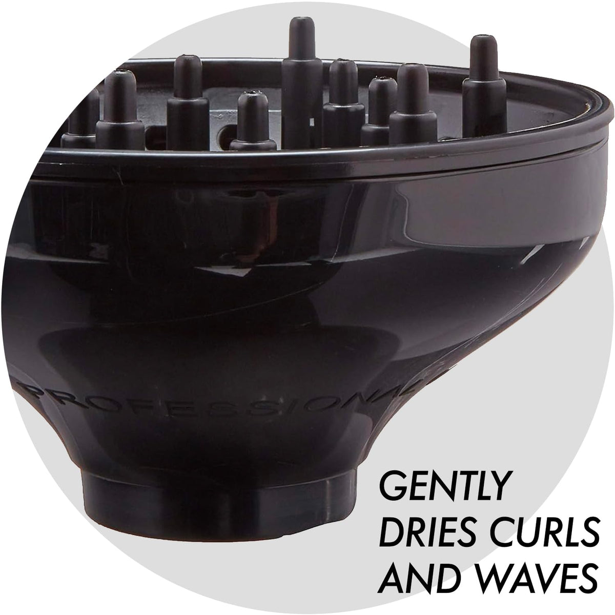 Sam Villa wave-curl enhancing diffuser helps define curls with less heat.