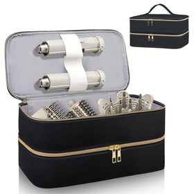 Sambois Shark Flex-Style travel case front view, durable PU leather protects gear on the go.