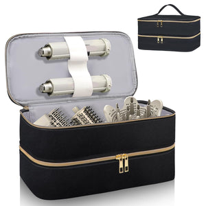 Sambois Shark Flex-Style travel case front view, durable PU leather protects gear on the go.