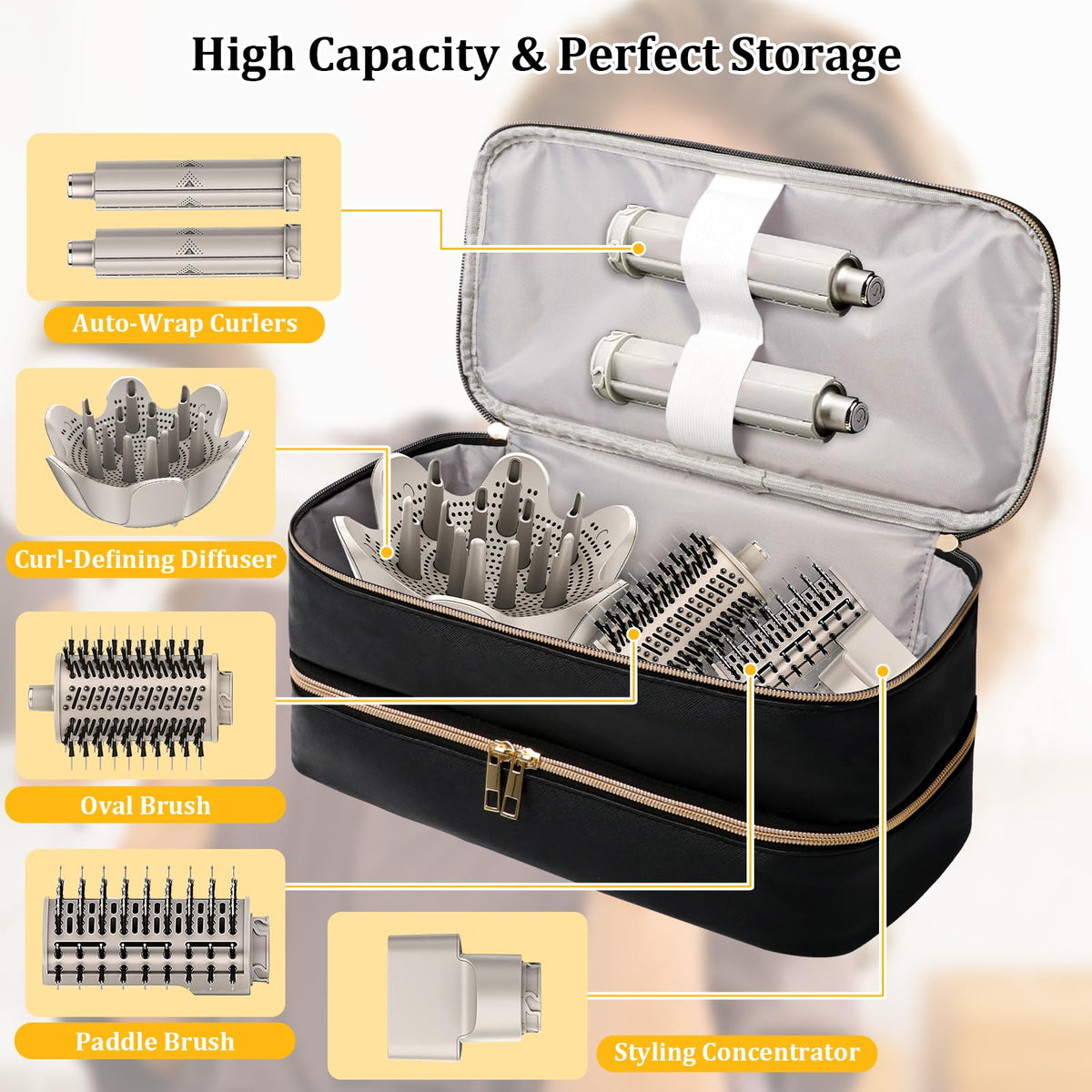 Open Sambois Shark Flex-Style travel case showing soft inner lining preventing scratches.