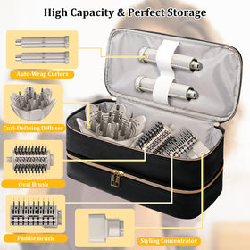 Open Sambois Shark Flex-Style travel case showing soft inner lining preventing scratches.