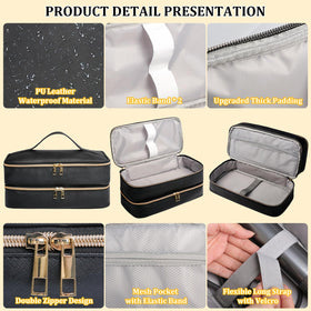 Outer material of Sambois case is scratch-proof and waterproof for travel.