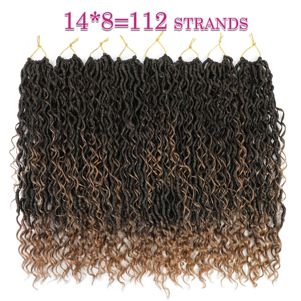SAMBRAID river hair with curly ends 22in for natural texture