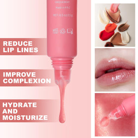 Samfeel Birthday Cake tint lip butter swatch for playful, healthy shine.