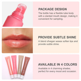 Samfeel vegan lip care compact ideal for purse, travel, or desk.