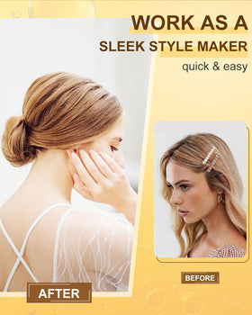 Samnyte Bristle Brush adds volume while smoothing strands