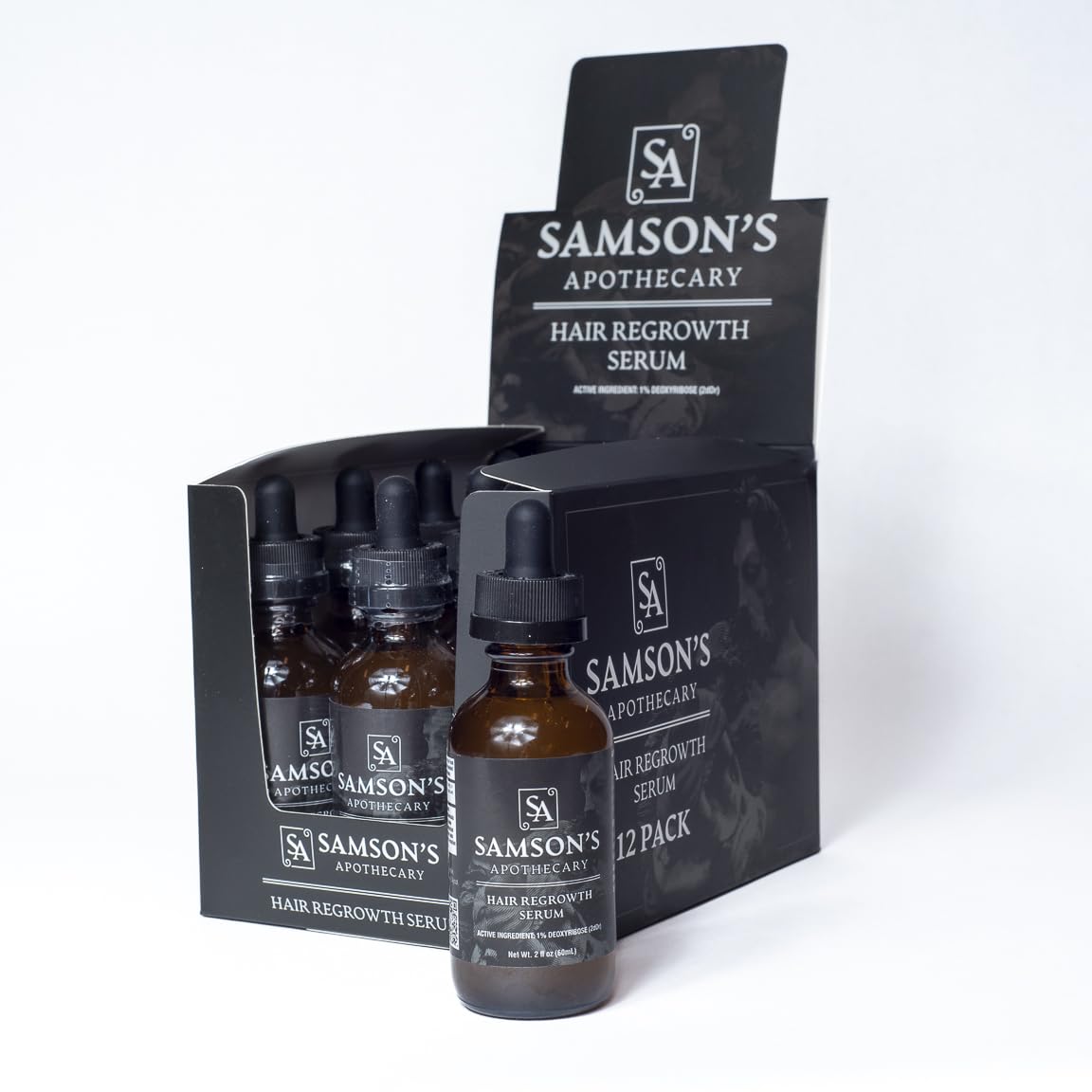 Close-up of serum dropper delivering precise dosage for easy application.