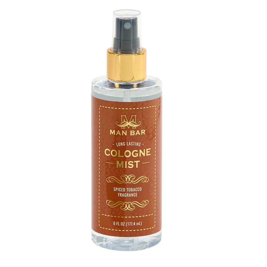 San Francisco Soap Company Man Bar Cologne Mist Spiced Tobacco bottle with long-lasting fragrance