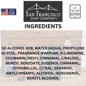 San Francisco Soap Company Man Bar packaging suits a modern man