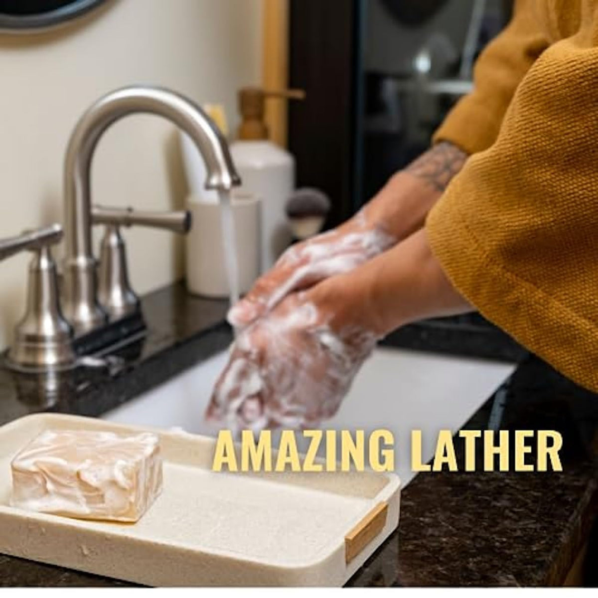 San Francisco Soap Company Midnight Amber bar offers bold scent and daily freshness