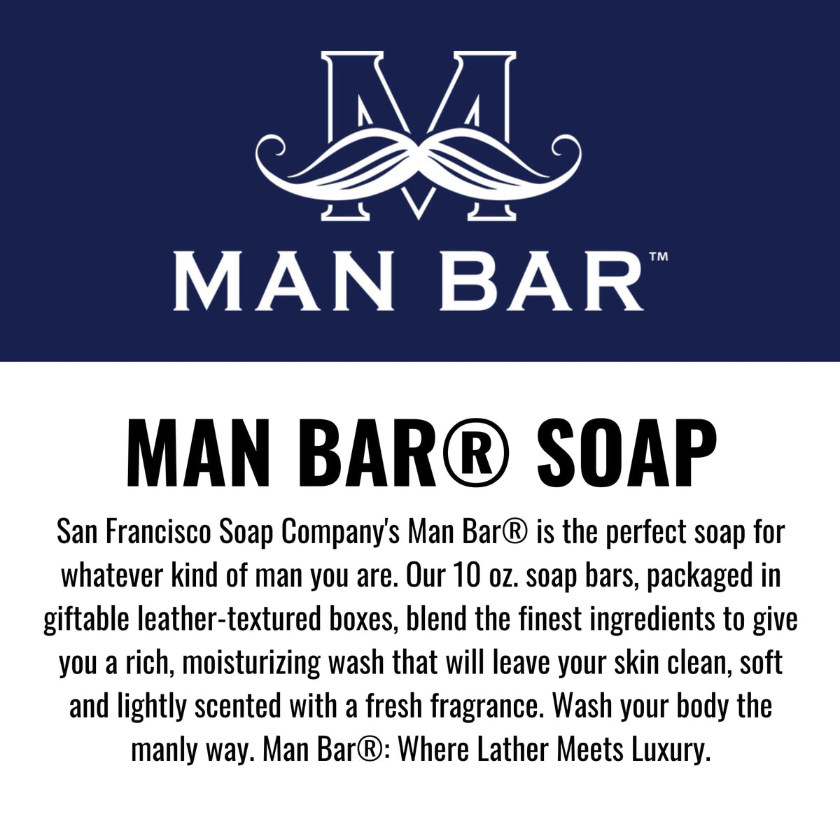 Silver Sage and Bergamot bar presents fresh, balanced fragrance.
