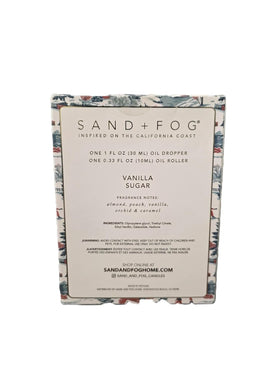 Sand + Fog Vanilla Sugar roller bottle ideal for on-the-go touch-ups.
