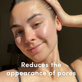 Sand & Sky Makeup removal action shows cleansing even waterproof makeup effectively.