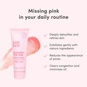 Sand & Sky Vegan Cruelty-Free and free from sulfates illustration.