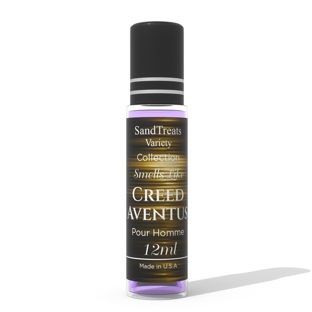 SandTreatsVariety Creed Aventus roll-on oil travel packaging for on-the-go