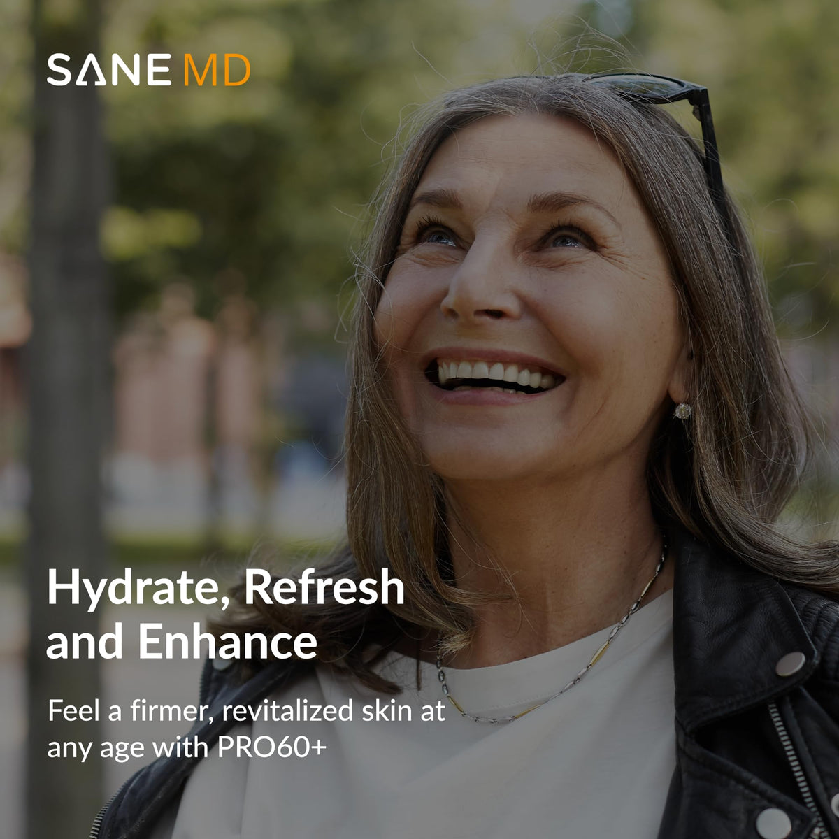 SANE MD Pro60 night routine scene emphasizes gentle application.