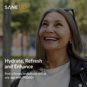SANE MD Pro60 night routine scene emphasizes gentle application.