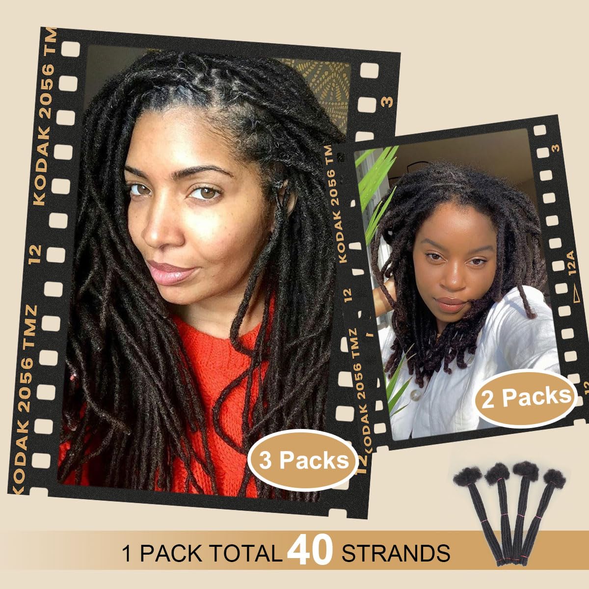 Sangtok true-to-length dreadlocks deliver natural look with minimal maintenance