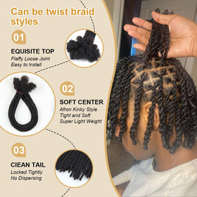 Sangtok lightweight dreadlocks easy to install for quick style upgrade