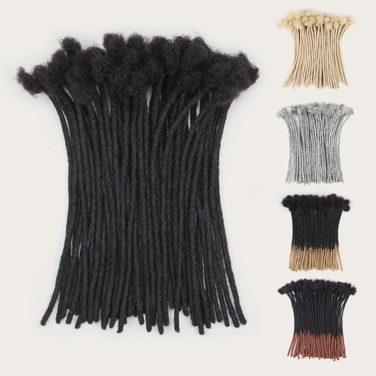Sangtok loc extensions 10-inch 40 strands blend naturally for daily wear
