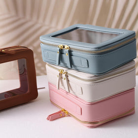 PU leather exterior and nylon lining of SANHECUN bag resist wear and splashes