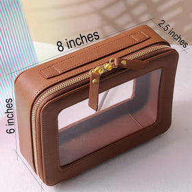 PU leather and waterproof lining protect SANHECUN contents