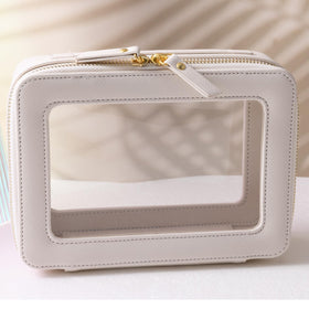 SANHECUN toiletry bag large opening enables easy access to contents