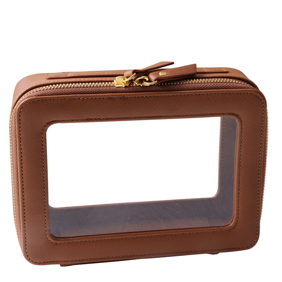 SANHECUN toiletry bag with handle, waterproof and easy to carry during travels