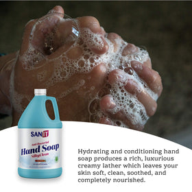 Sanit Silky Clean coconut oil essence hints at natural nourishment