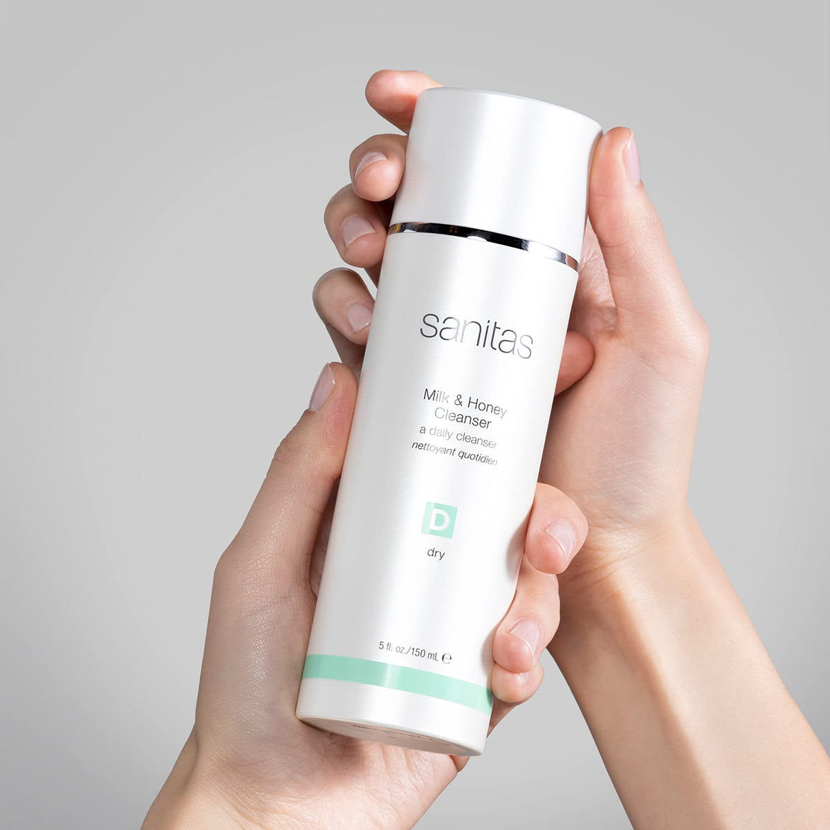Sanitas Milk and Honey Cleanser ingredients, milk proteins and hyaluronic acid highlighted