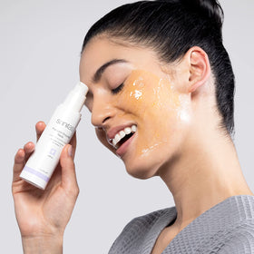 Sanitas Pumpkin Enzyme Mask texture closeup illustrating creamy exfoliant experience