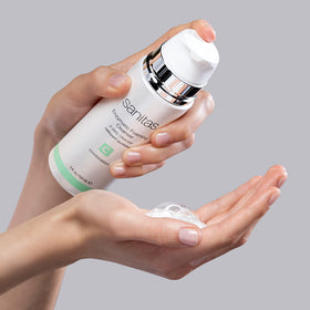 Sanitas Enzymatic Cleanser with fruit enzymes label hints at natural exfoliation benefits