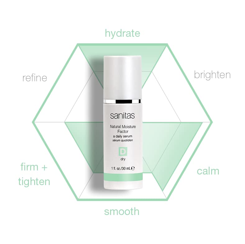Barrier-hydration scene with vegan squalane in Sanitas serum