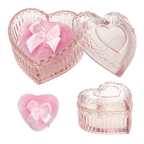 Sansaieco Love powder puff set for quick, even body powder application.