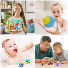 Colorful bubbles and child-friendly scents create a playful, soothing bath experience