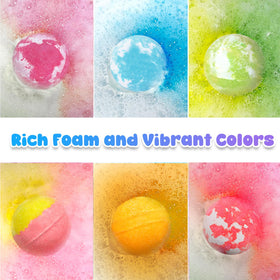 Reveal surprise bracelets after the Santrela bath bomb dissolves for kids