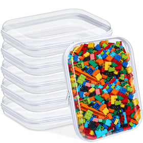 Sanwuta clear hard zipper case travel bag for quick access and organized packing